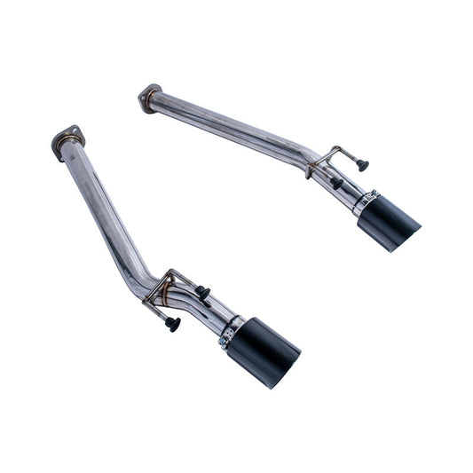 2005-06 Pontiac GTO T-304 Muffler Delete Axle Back Dual Black Tips Exhaust