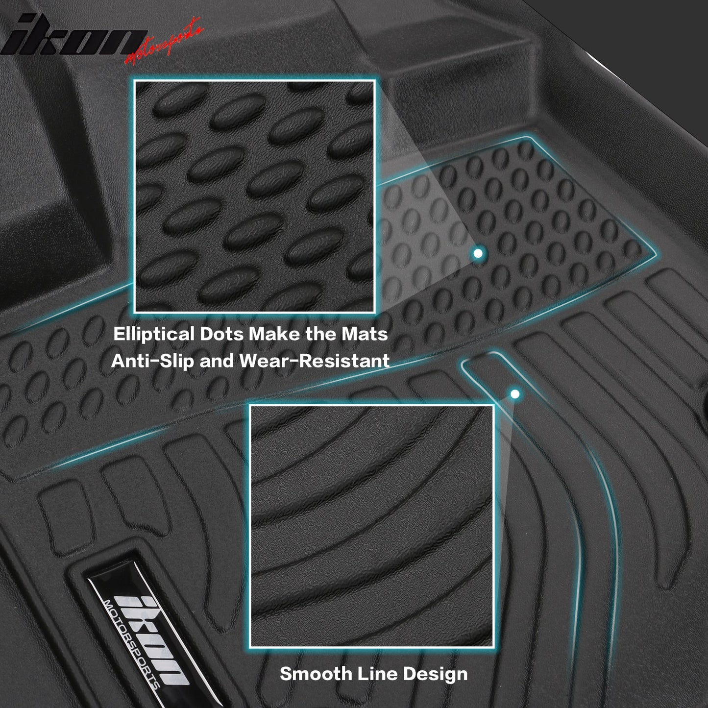 2022-2025 Subaru WRX All Weather 3D Floor Mats Carpets+ Trunk Mat TPE