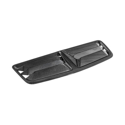 2024-Up Ford Mustang DRY CARBON FIBER Front Upper Hood Vent Insert Cover