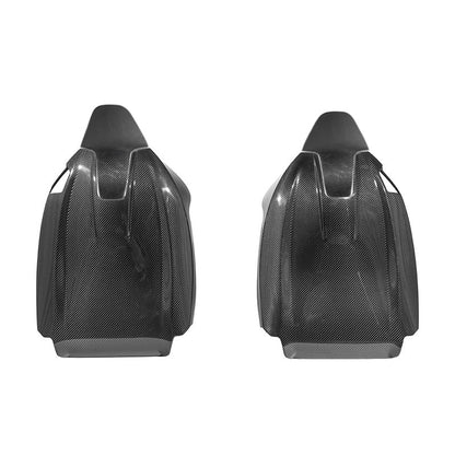 BMW G87 G80 G82 M2 M3 M4 Dry CARBON FIBER Tape-On Full Seat Back Cover Pair