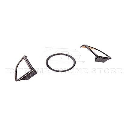 2019-24 Camaro Dry Carbon Fiber Steering Wheel Trim Cover