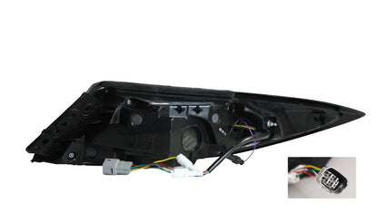 OLM Raiden LED Taillights (Smoke Lens/Red Bar) - 2022-2026 Toyota GR86 / Subaru BRZ