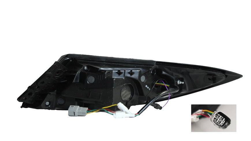 OLM Raiden LED Taillights (Clear Lens/Red Bar) - 2022-2026 Toyota GR86 / Subaru BRZ