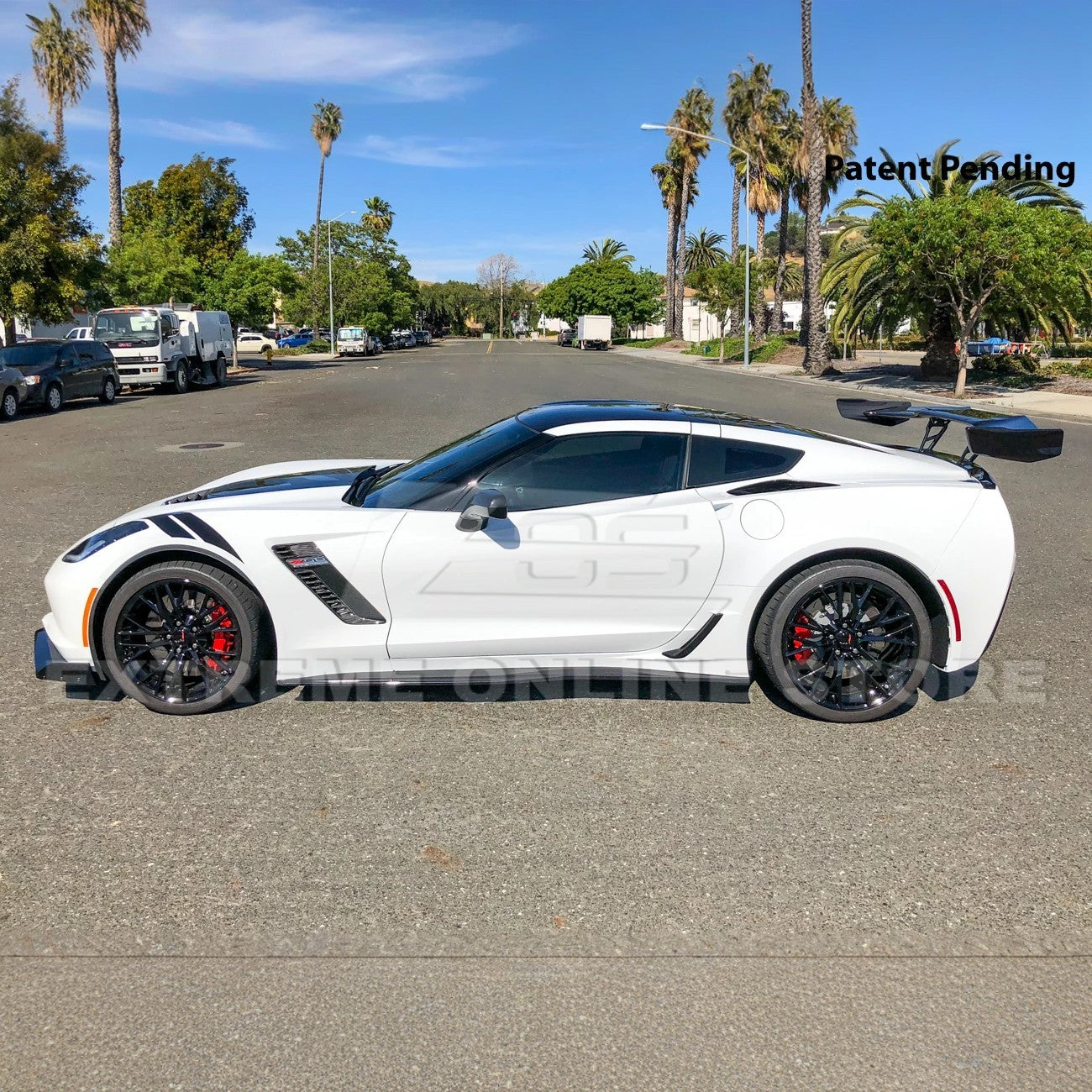 Corvette C7 ZR1 ZTK Conversion Rear Spoiler High Wing