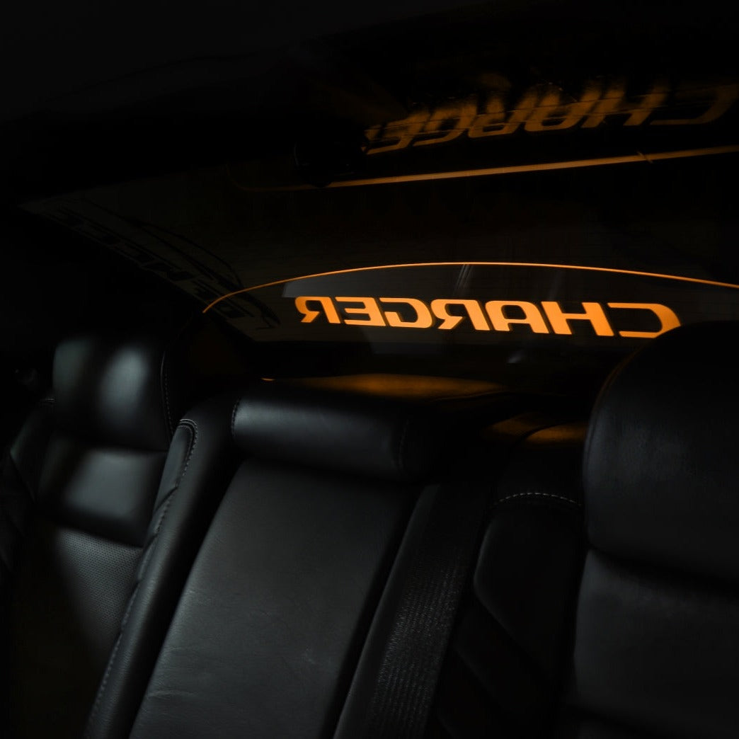 WindRestrictor® 2006-Up Dodge Charger Rear Add On Glow Plate