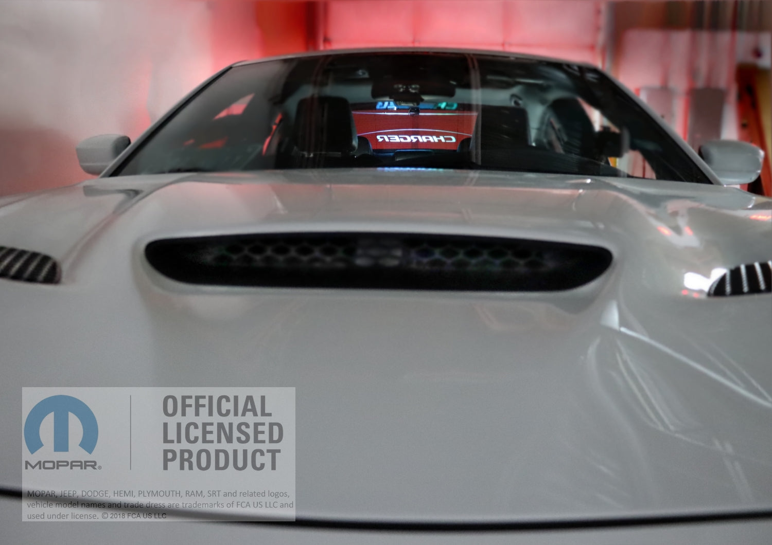 WindRestrictor® 2006-Up Dodge Charger Rear Add On Glow Plate