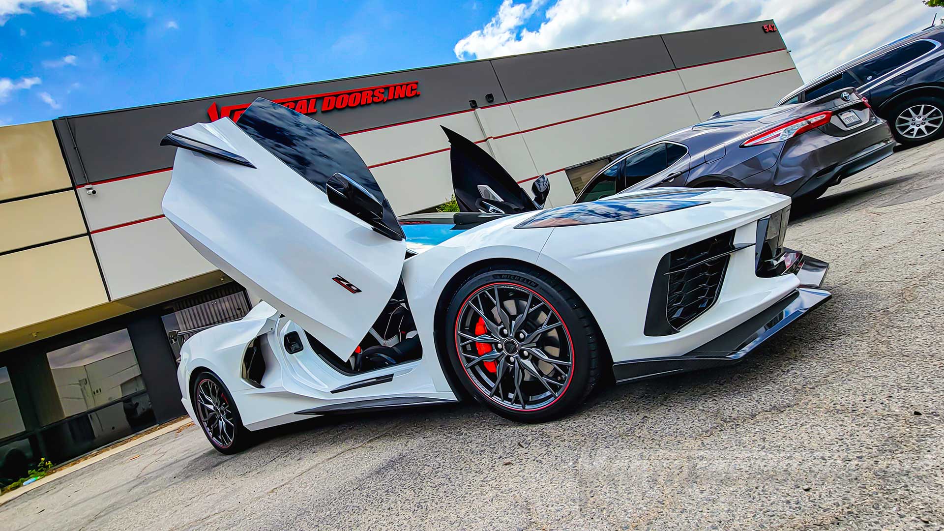 Chevrolet Corvette C8 Vertical Lambo Door