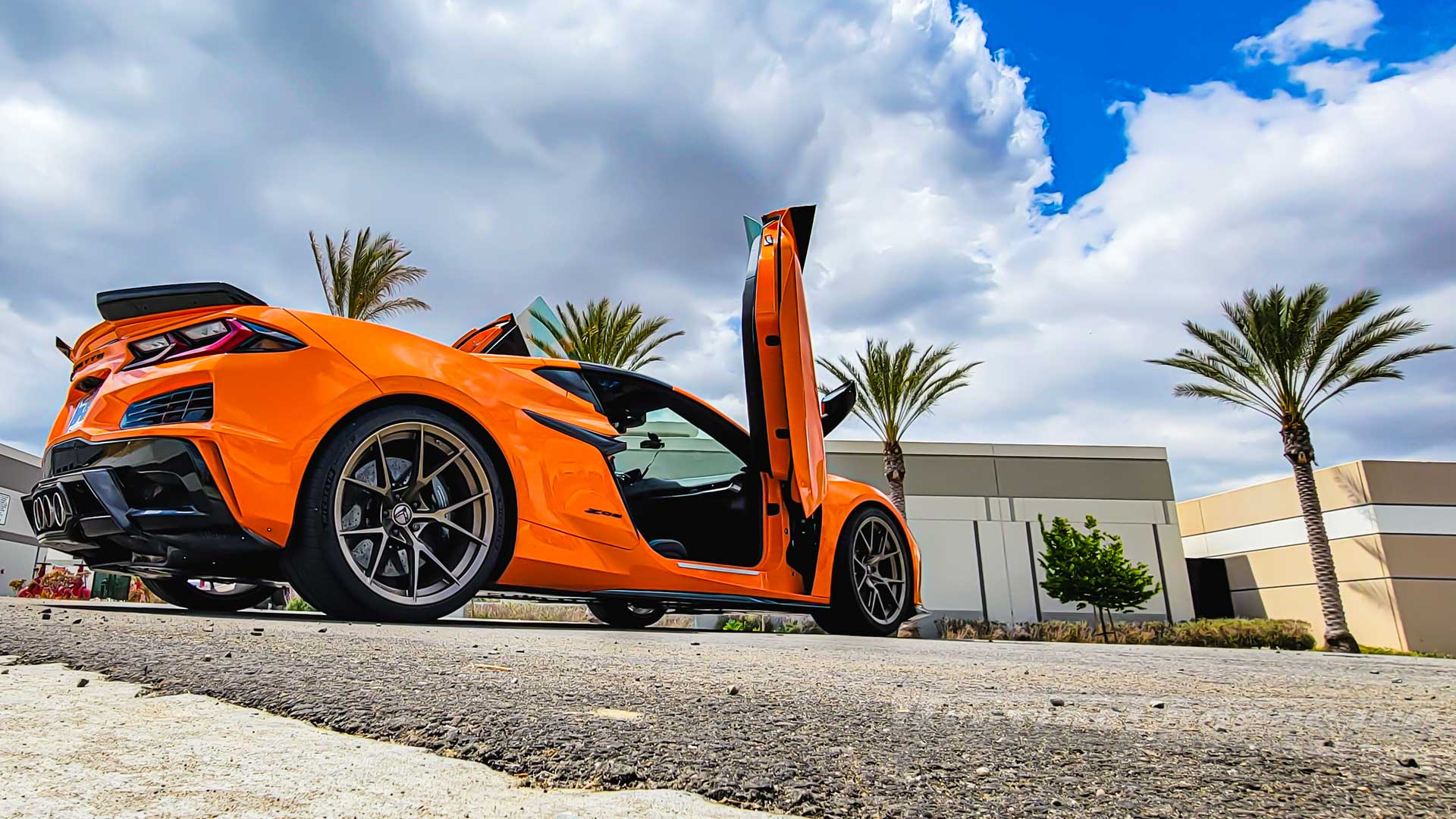 Chevrolet Corvette C8 Vertical Lambo Door