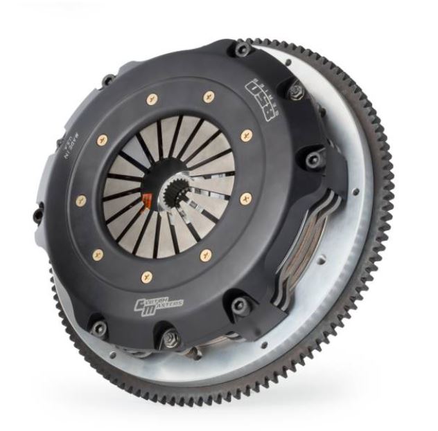 Clutch Masters 89-98 Nissan Skyline Race Series Twin Disc Clutch Kit w/ Aluminum Flywheel (06045-TD8R-A)