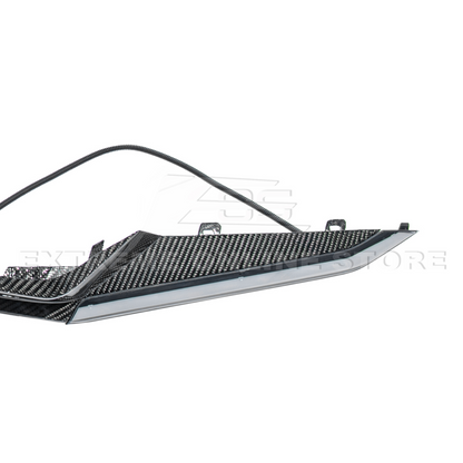 Corvette C8 Z06 Models Sequential LED DRL Light Bar Bezel Insert