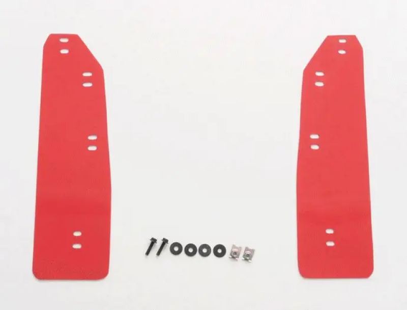 Cusco 2023+ Honda Civic Type-R (FL5) EVA Bolt-On Red Mud Flap (Set of 2) - Front Only (3F7 850 FR)