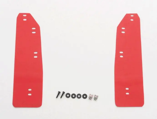 Cusco 2023+ Honda Civic Type-R (FL5) EVA Bolt-On Red Mud Flap (Set of 2) - Front Only (3F7 850 FR)