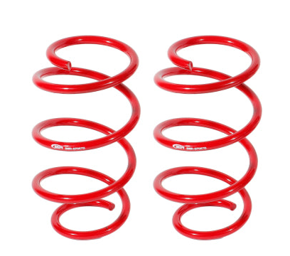 BMR 15-17 S550 Mustang Front Drag Version Lowering Springs - Red