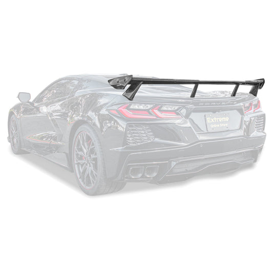 5VM Package Corvette C8 Stingray DRY CARBON FIBER Rear Spoiler