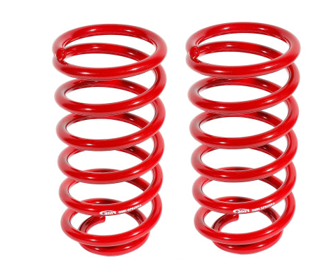 BMR 79-04 Fox Mustang Rear Lowering Springs - Red