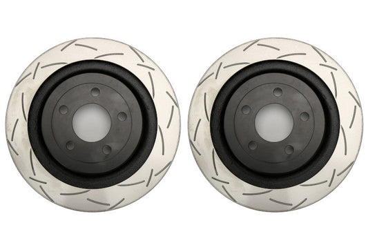 DBA 4000 Series Slotted Rotor Pair Rear - 2015-2017 Ford Mustang EcoBoost / GT (w/o Brembo Brakes)