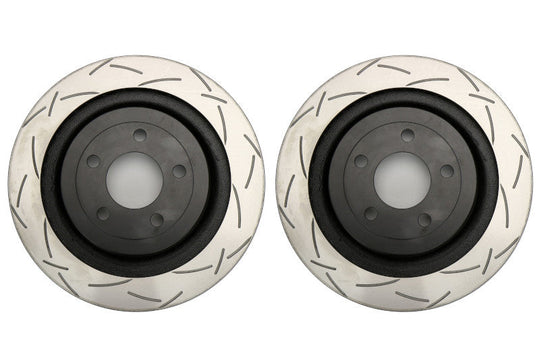DBA 4000 Series Slotted Rotor Pair Rear - 2015-2017 Ford Mustang EcoBoost / GT (w/o Brembo Brakes)