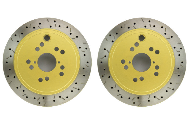 DBA 4000 Drilled/Slotted Rotor Pair Rear - 2013-2016 Scion FR-S / 2013-2020 Subaru BRZ / 2017-2019 Toyota 86