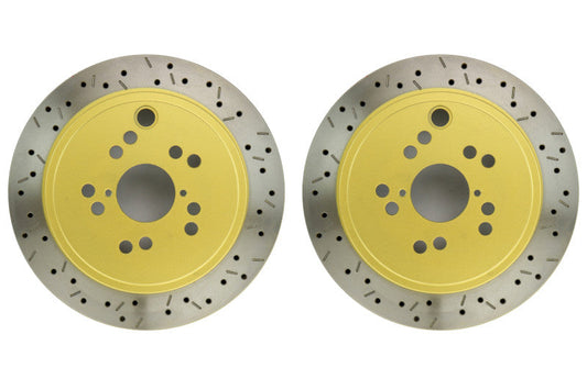 DBA 4000 Drilled/Slotted Rotor Pair Rear - 2013-2016 Scion FR-S / 2013-2020 Subaru BRZ / 2017-2019 Toyota 86