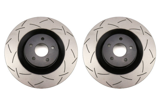 DBA 4000 Series T3 Slotted Front Rotor Pair - 2016-2018 Ford Focus RS