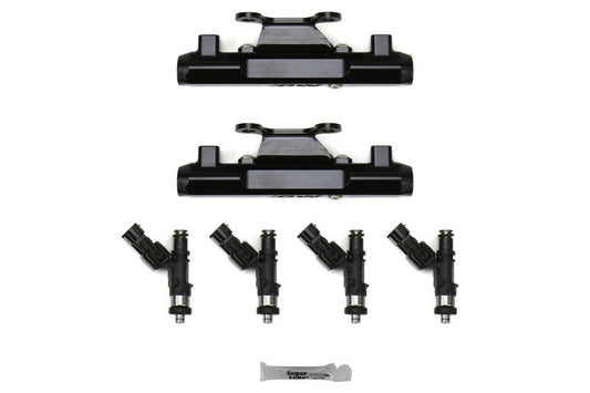 DeatschWerks Fuel Injectors 1200cc w/ Top Feed Fuel Rails - Subaru Models (inc. 2002-2014 WRX / 2007+ STI)