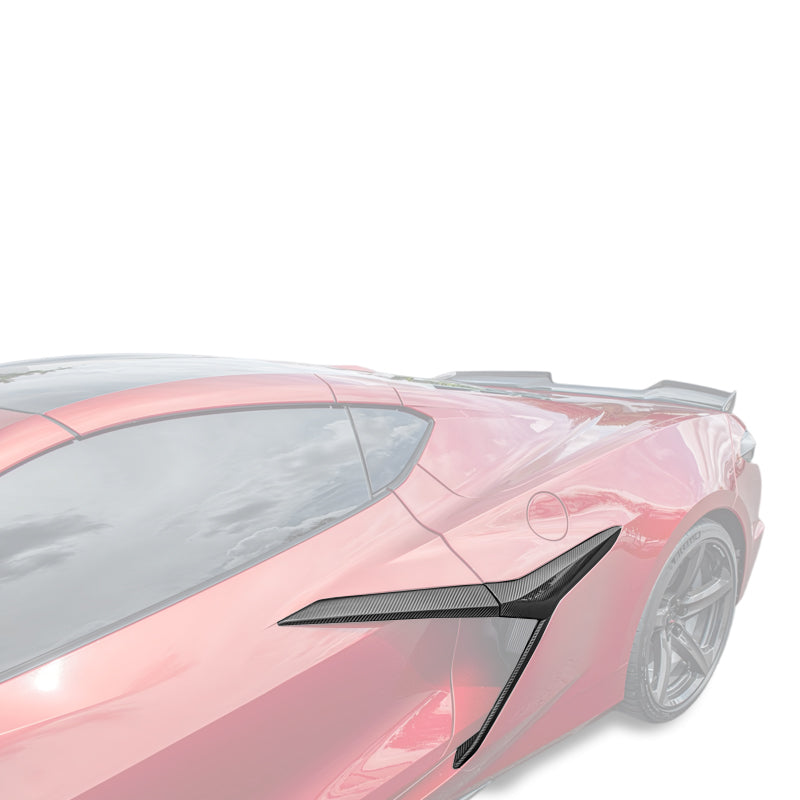 Chevrolet Corvette C8 Z06 DRY CARBON FIBER Side Door Garnish