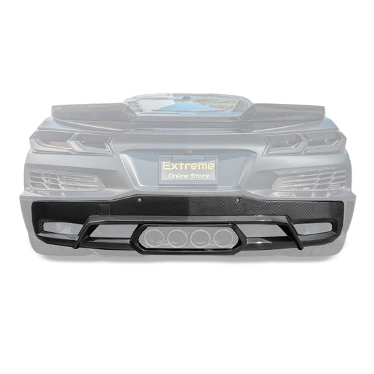 Corvette C8 Z06 / E-Ray DRY CARBON FIBER Rear Diffuser