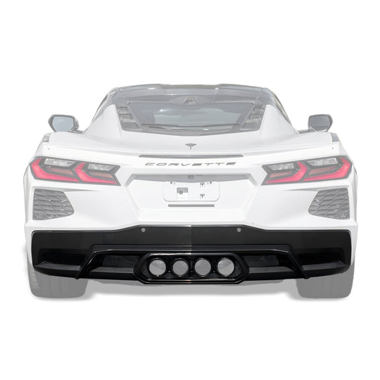Corvette C8 Z06 Package Rear Center Quad Exit Diffuser