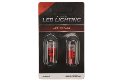 Diode Dynamics 194 HP3 Red Bulb Pair - Subaru Models (inc. 2015-2021 WRX / STI / 2013-2020 BRZ)