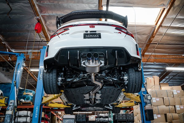 Remark Sports Touring Catback Exhaust System + Front Pipe - Ti-Spec (Full Titanium) - 2023-2024 Honda Civic Type-R FL5