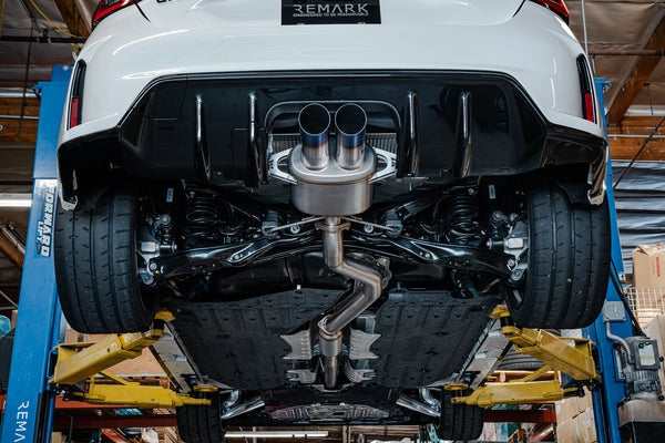 Remark Sports Touring Catback Exhaust System + Front Pipe - Ti-Spec (Full Titanium) - 2023-2024 Honda Civic Type-R FL5
