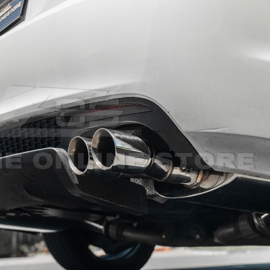 2008-2009 Pontiac G8 T-304 Muffler Delete Quad Tips Axle Back Exhaust