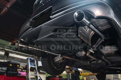 2007-2014 Infiniti G35 G37 Sedan Muffler Delete Axle Back Dual Burnt Tips Exhaust