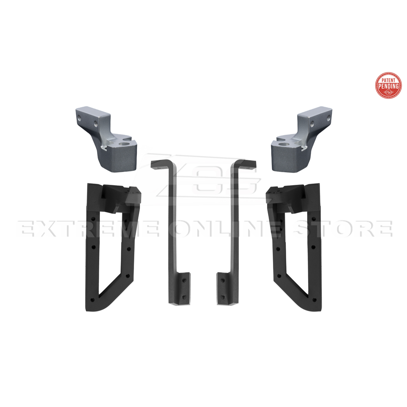 Corvette C8 ZR1 Style DRY CARBON FIBER Rear High Wing Spoiler Bracket