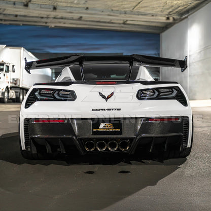 2014-19 Corvette C7 Smoke / Clear Lens Rear Taillight