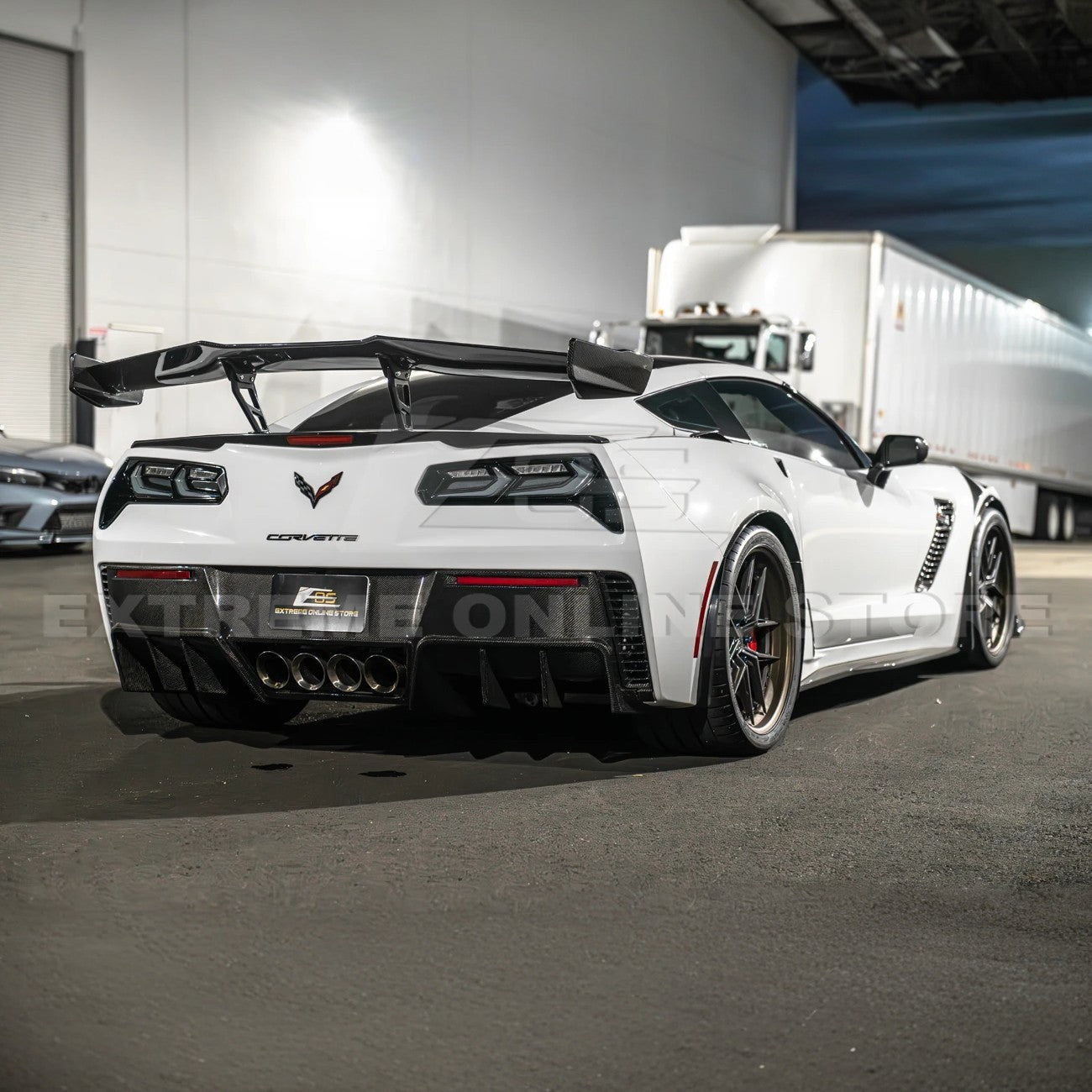 2014-19 Corvette C7 Smoke / Clear Lens Rear Taillight