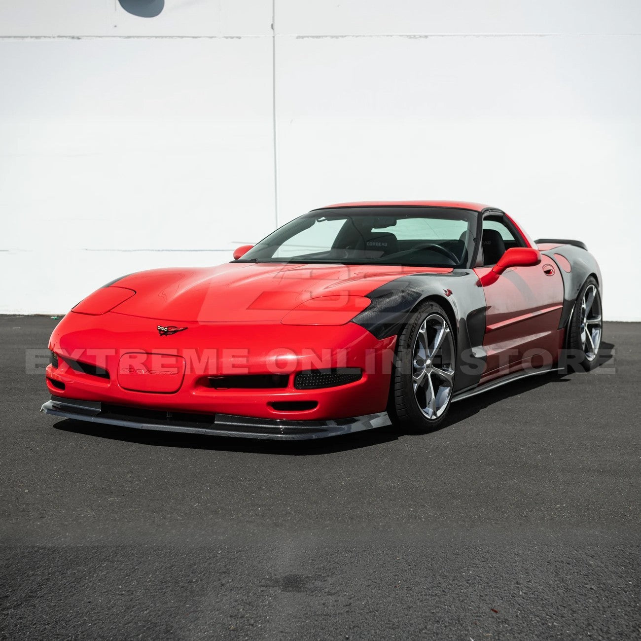 Chevrolet Corvette C5 Front Splitter & Side Skirts