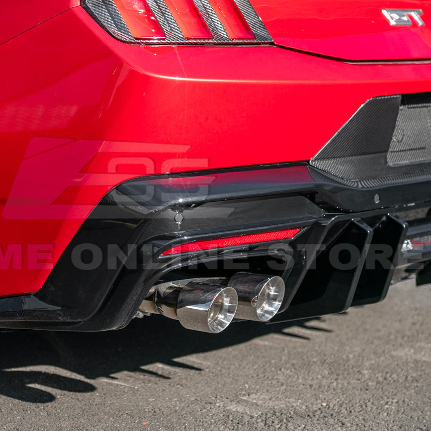 2024+ Ford Mustang V2 Package Carbon Fiber Rear Bumper Diffuser