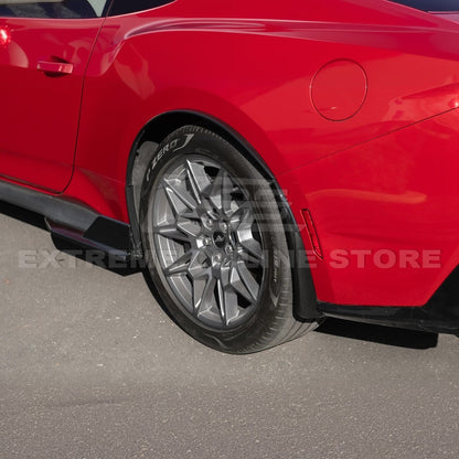 2024+ Ford Mustang DRY CARBON FIBER Fender Flares & Mud Flap