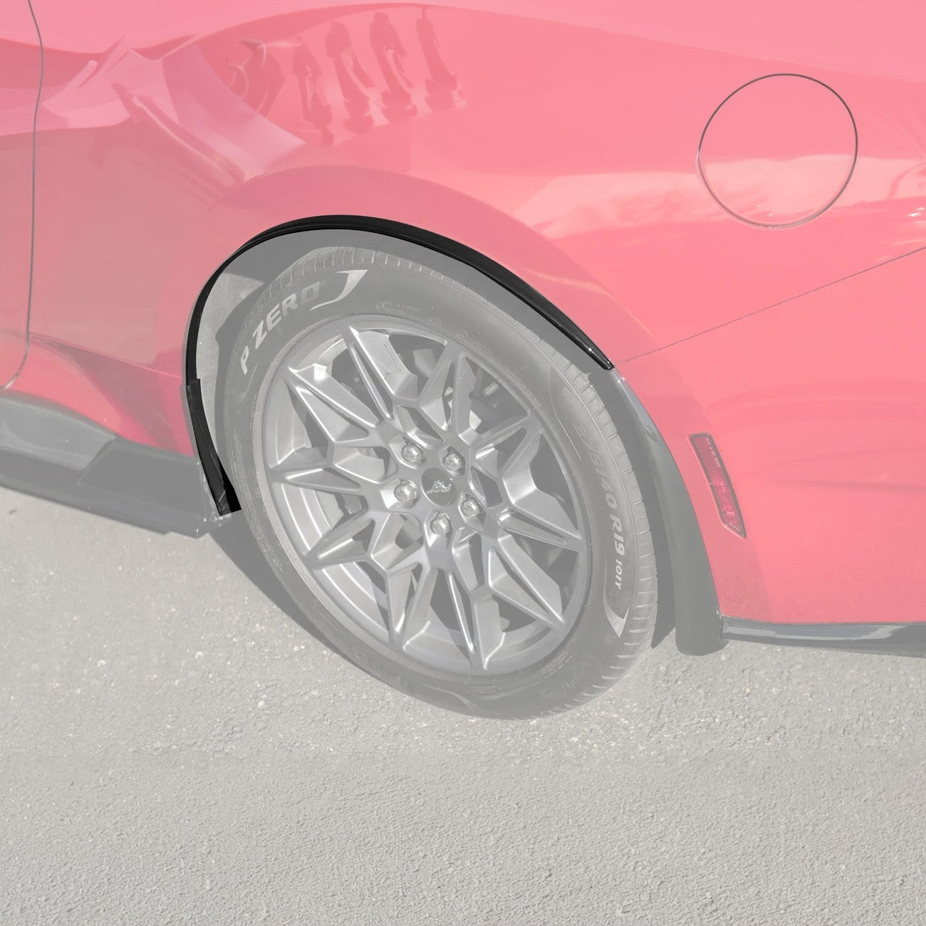 2024+ Ford Mustang DRY CARBON FIBER Fender Flares & Mud Flap