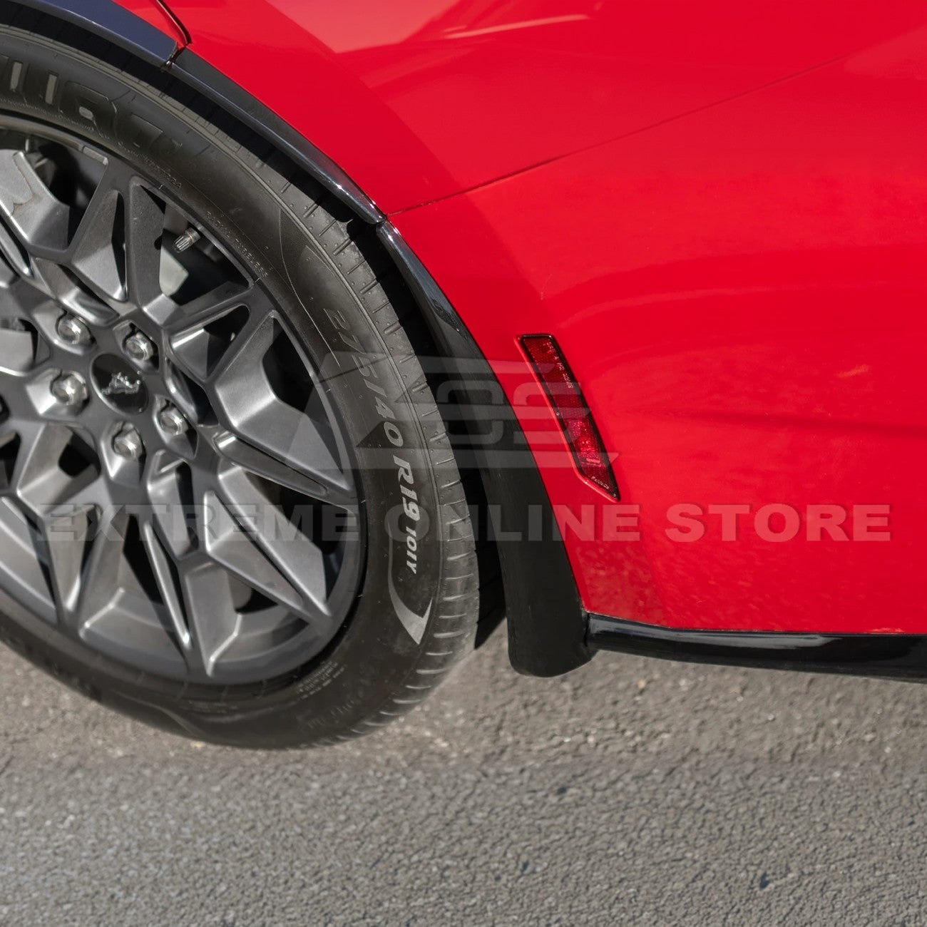 2024+ Ford Mustang DRY CARBON FIBER Fender Flares & Mud Flap