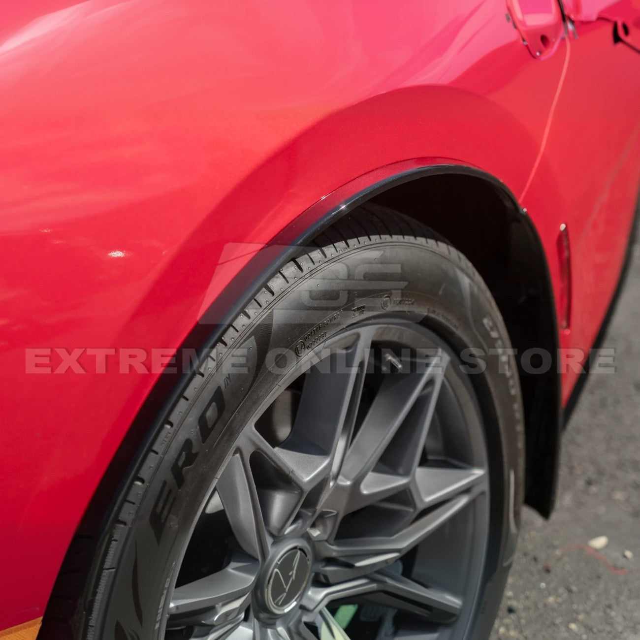 2024+ Ford Mustang DRY CARBON FIBER Fender Flares & Mud Flap