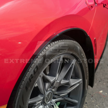 2024+ Ford Mustang DRY CARBON FIBER Fender Flares & Mud Flap