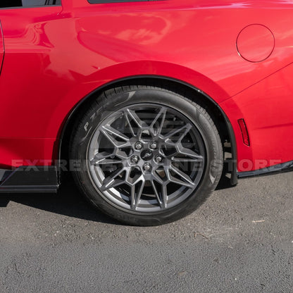 2024+ Ford Mustang DRY CARBON FIBER Fender Flares & Mud Flap