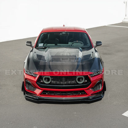 2024-Up Ford Mustang GTV Style Front Upper Grille LED Air Intakes