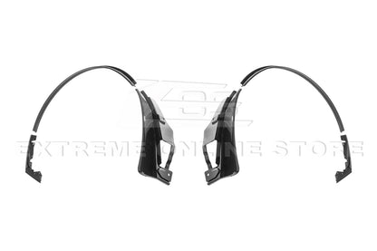 2024+ Ford Mustang DRY CARBON FIBER Fender Flares & Mud Flap