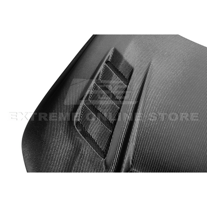 2022-Up Honda Civic | JDM Varis Style CARBON FIBER Front Vented Hood w/ Fender