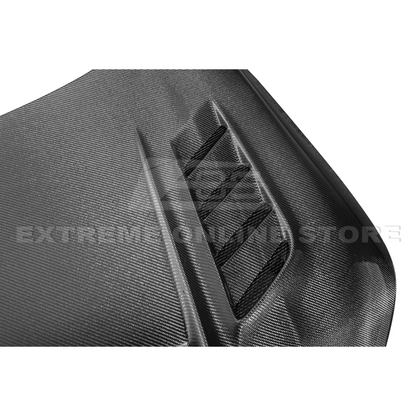 2022-Up Honda Civic | JDM Varis Style CARBON FIBER Front Vented Hood w/ Fender