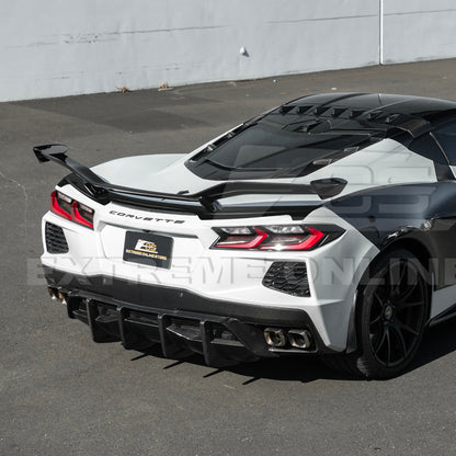 Z06 Conversion Corvette C8 All Model DRY CARBON FIBER Rear High Wing