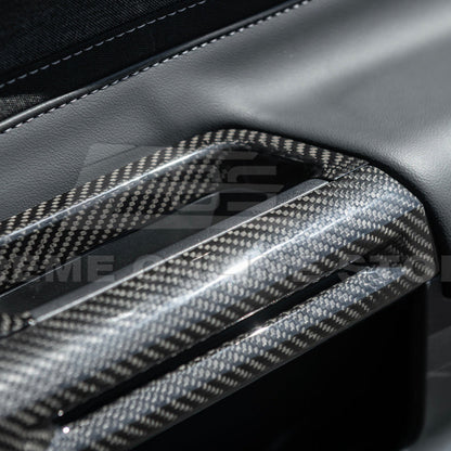2015-up Ford Mustang DRY Carbon Fiber Side Door Glass Lifting Panel